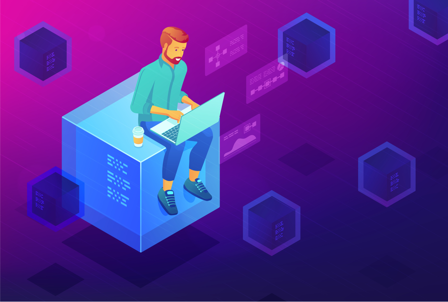 Cryptocurrency Developer hair-developer